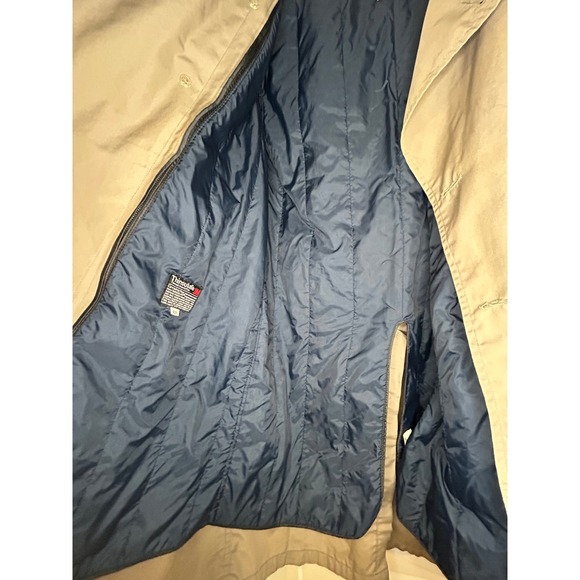 Christian Dior Monsieur Belted Trench Coat Tan Thinsulate Lined 40R Mens Vintage - Picture 7 of 16